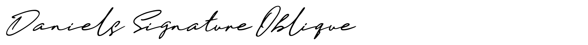 Daniels Signature Oblique image